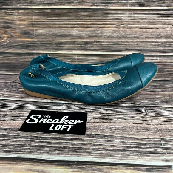 Cole Haan Shoes - Cole Haan Elbridge Ballet Flats Women's Blue Slip On‎ Shoes